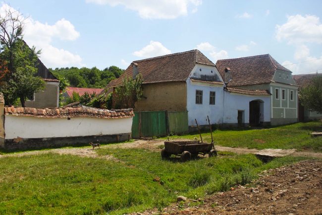 villaggio rurale in Romania